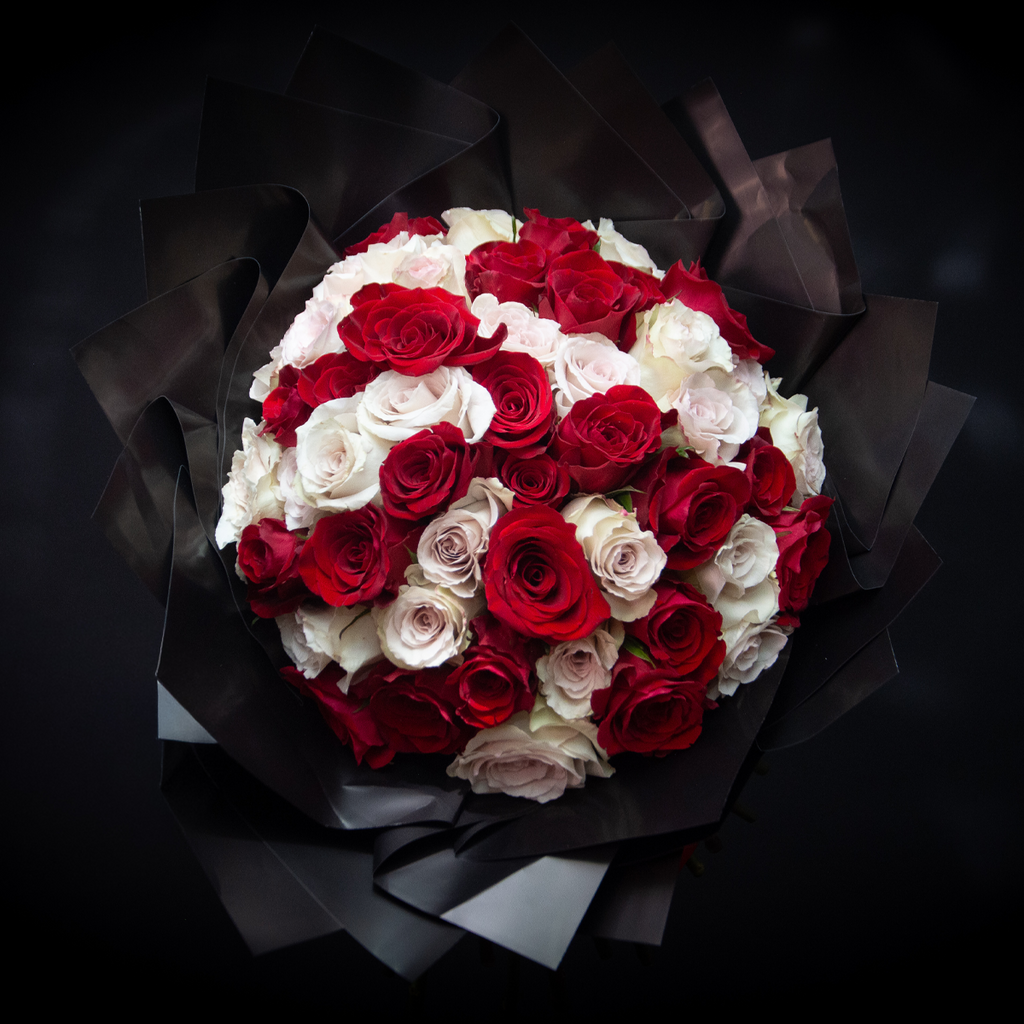 Ramo Bouchon 100 rosas mix de color