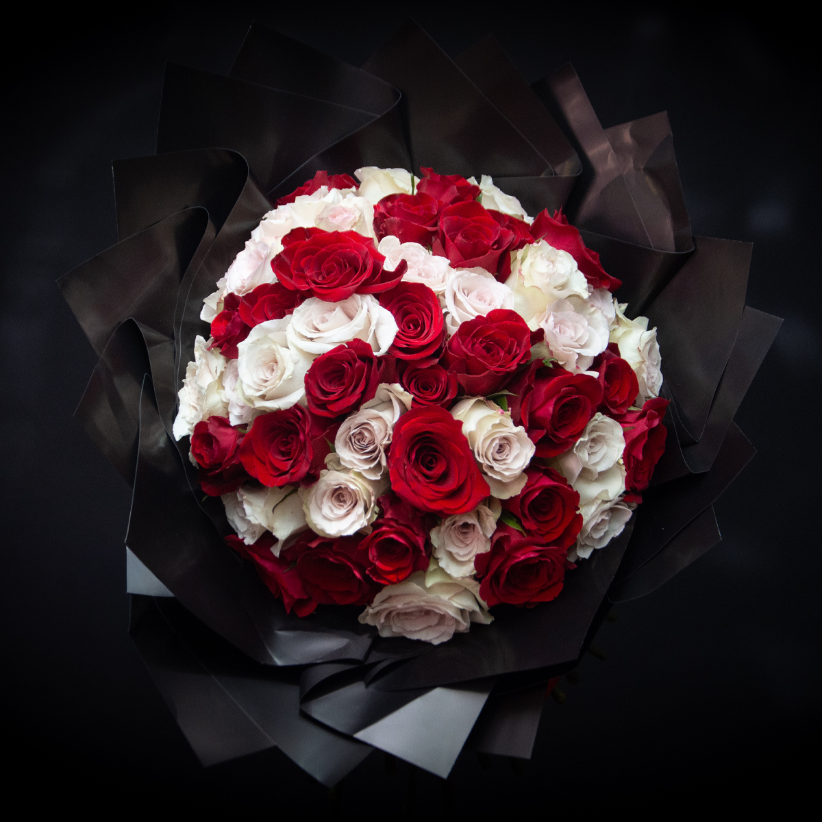 Ramo Bouchon 100 rosas mix de color